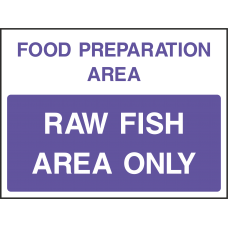 Food Prep Area / Raw Fish Area Only